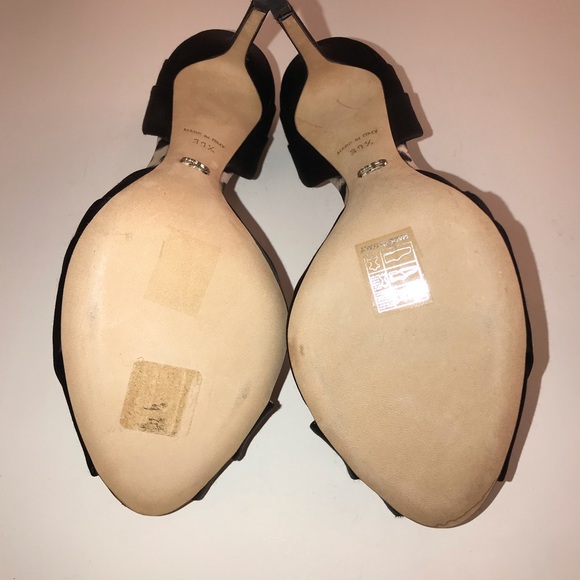 CHRISTIAN DIOR SATIN PEEP TOE SHOES - Picture 5 of 5